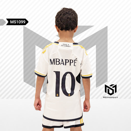 Real Madrid 23/24 Home Kids MBAPPE-10 Set (T-shirt + shorts)