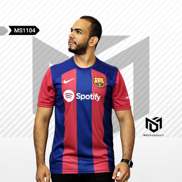 Barcelona 2023/24 Home Set T-shirt + shorts (Fans Version)