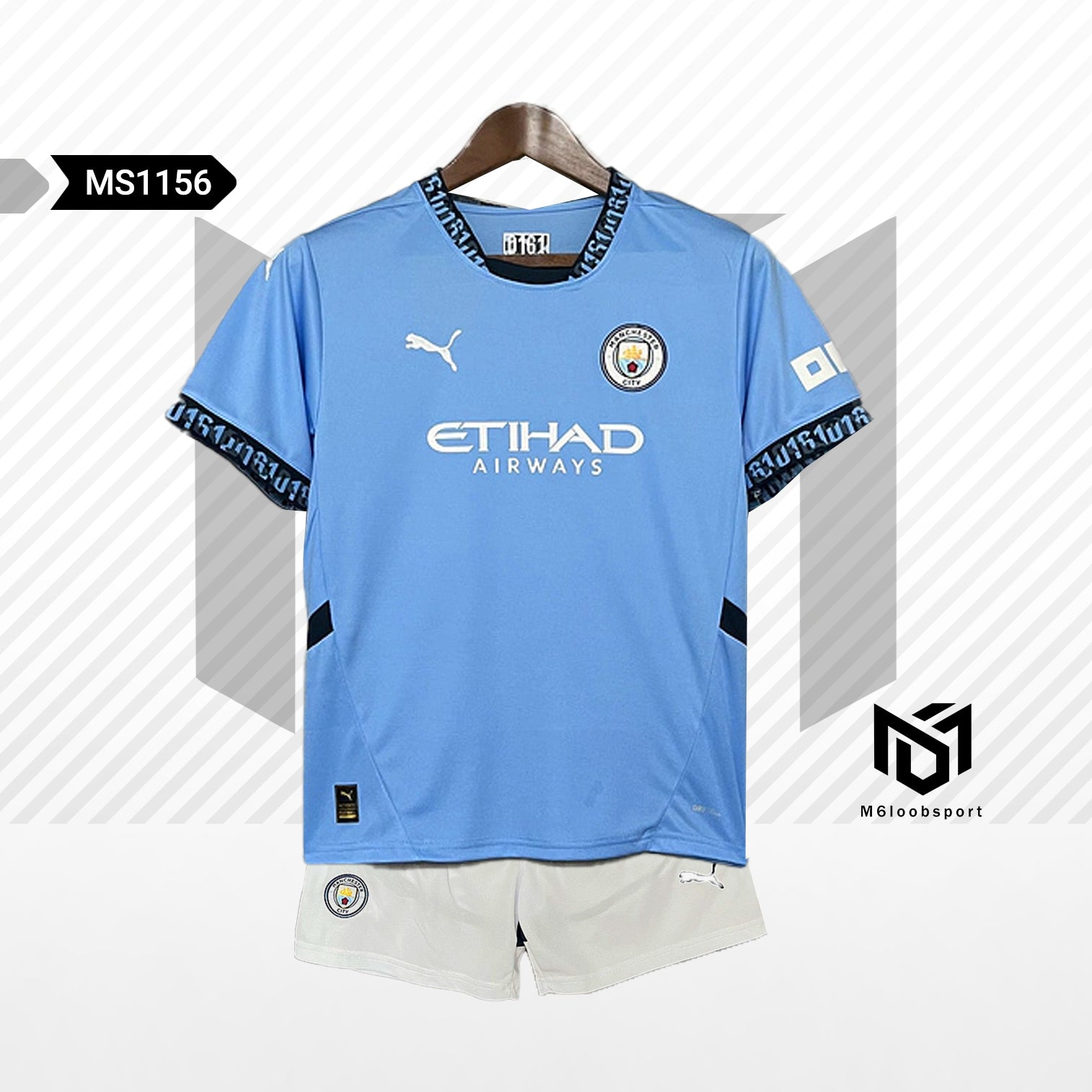 Manchester City 24/25 Home Kit (T-shirt + shorts)