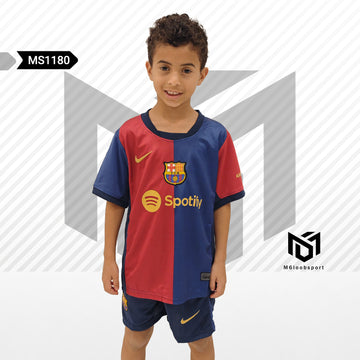 Barcelona 24/25 Home kids Set (T-shirt + shorts)