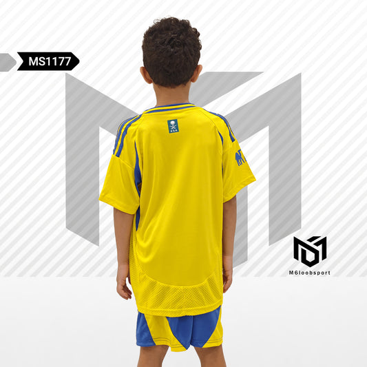 Al-Nassr 24/25 Home Kids Set (T-shirt + shorts)