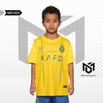 Al-Nassr 23/24 Home Kids Set (T-shirt + shorts)