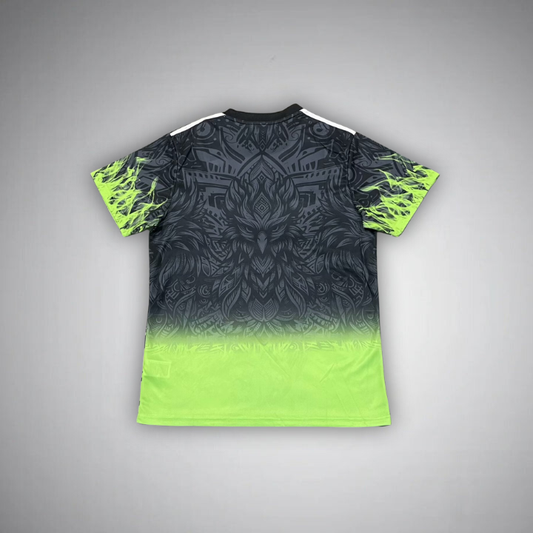 Liverpool 25/26 Black And green T-shirts  (Fans jersey)