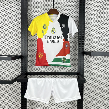 Men's Cristiano Ronaldo 25/26 all club mix shirt Set (T-shirt + shorts)