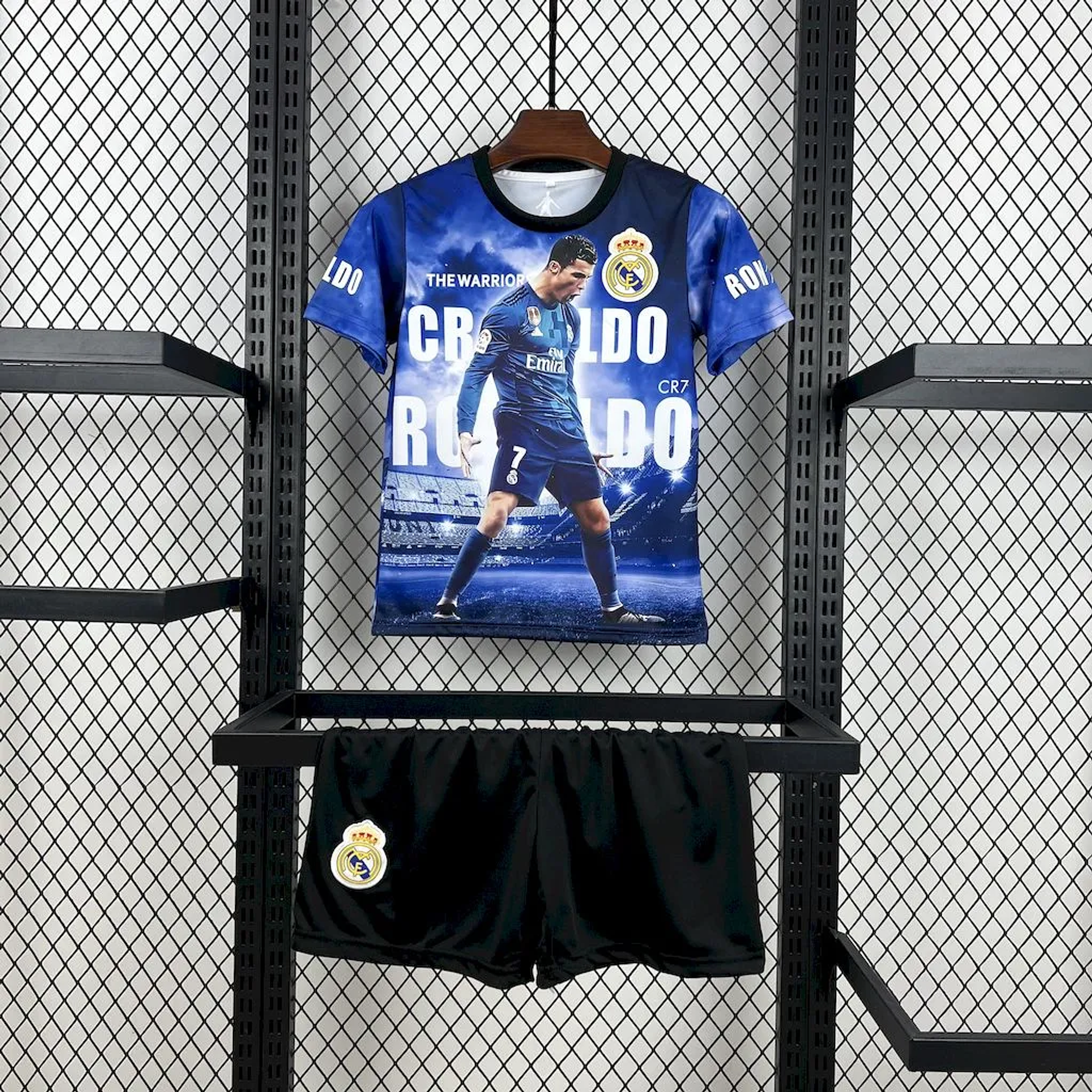 Cristiano Ronaldo 25/26 Kids Cr7 blue Set (T-shirt + shorts)