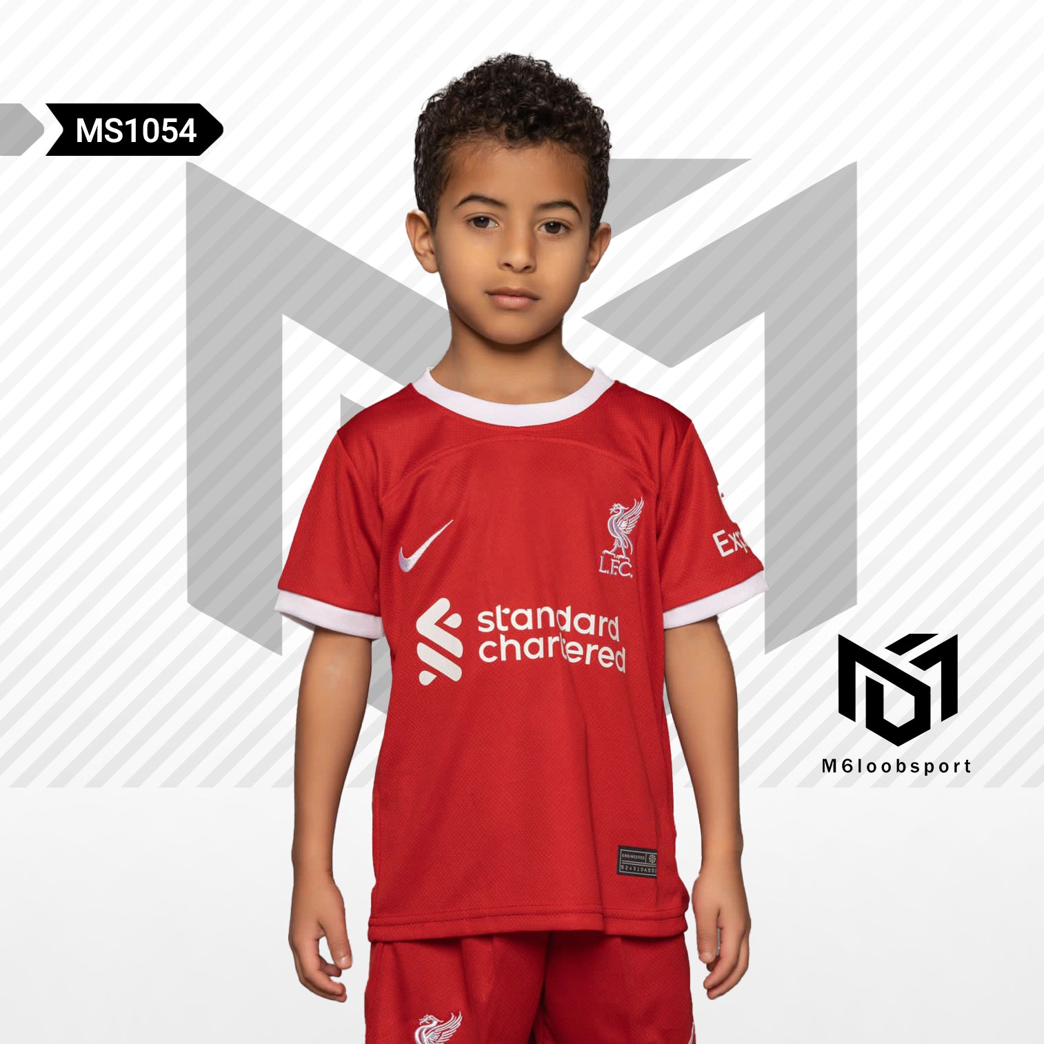 Liverpool  23/24 Home Kids M.SALAH Set (T-shirt + shorts)