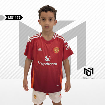 Manchester United 24/25  Home  Kids Kit (T-shirt + shorts)