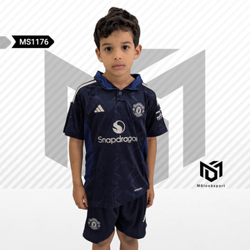 Manchester United  24/25 Away Kids Kit (T-shirt + shorts)