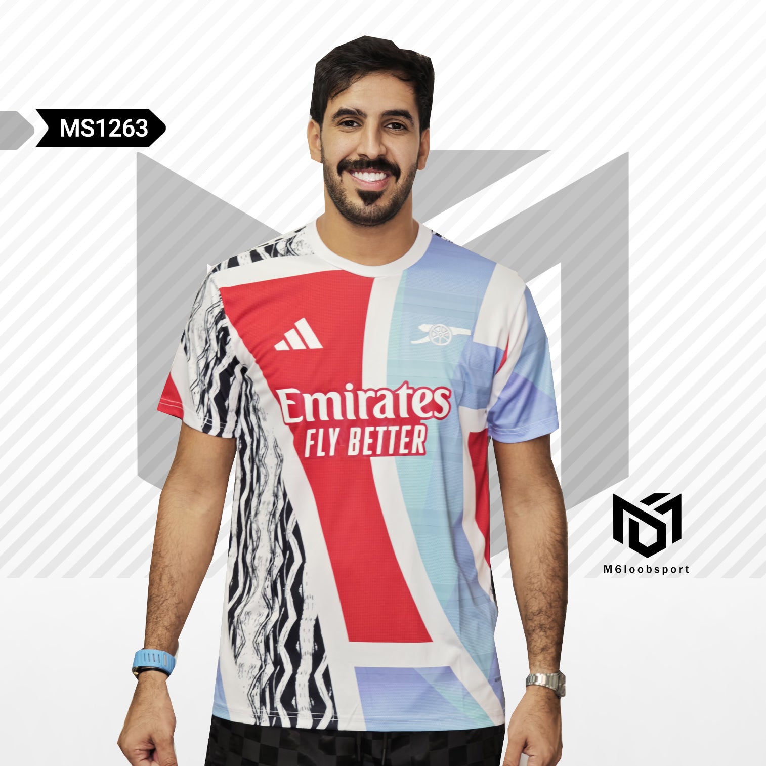 Arsenal 25/26 Pre-Match T-shirts (Fans jersey)