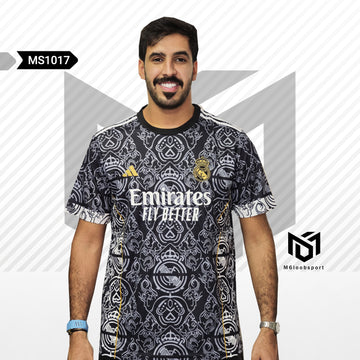 Real Madrid  24/25 black T - Shirt (Fans Version)