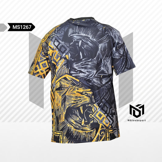 Real Madrid Golden lion 25/26  T-shirt  (Fans jersey)