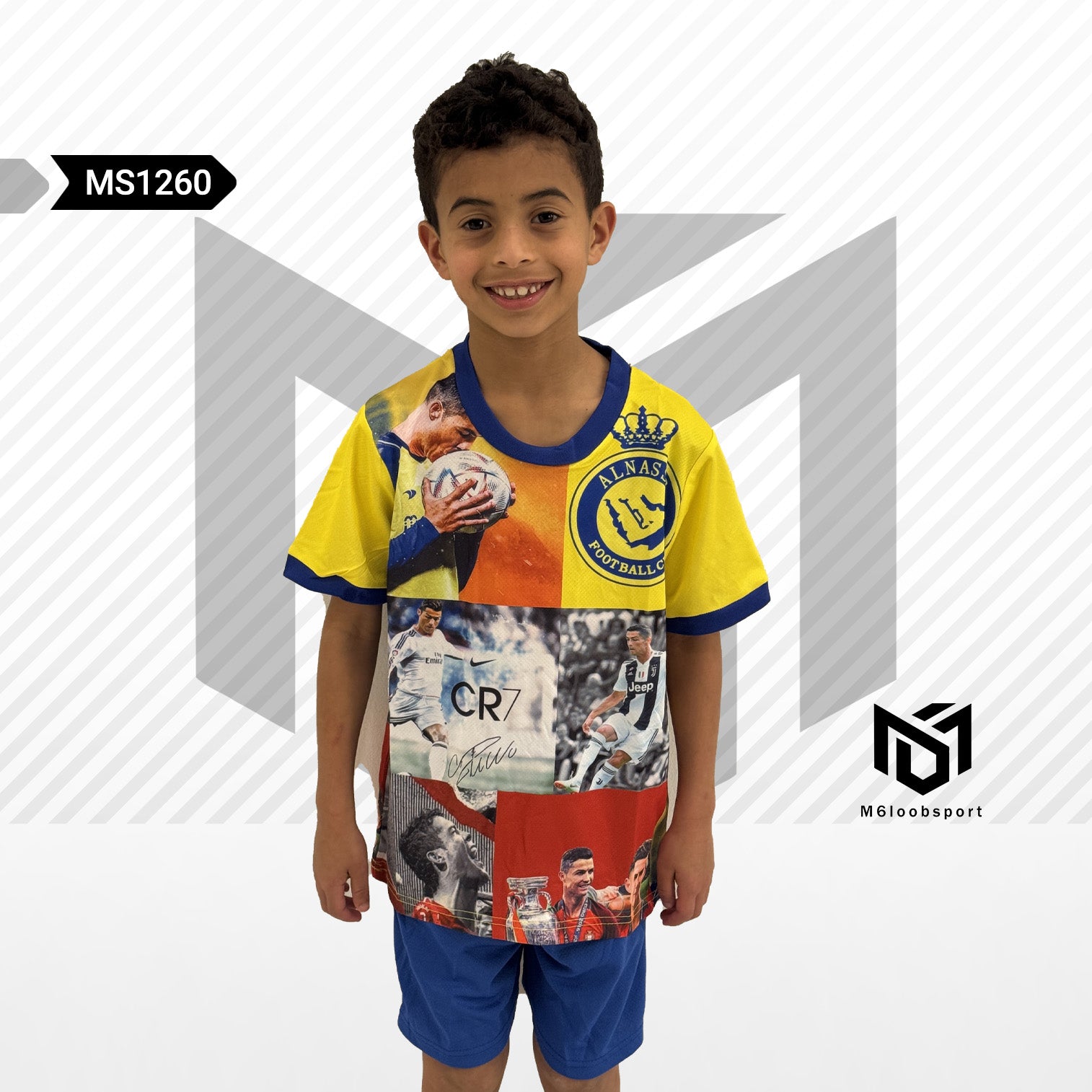 Cristiano Ronaldo 25/26 Kids  Cr7 Club Set  (T-shirt + shorts)