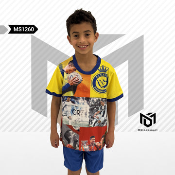 Cristiano Ronaldo 25/26 Kids  Cr7 Club Set  (T-shirt + shorts)