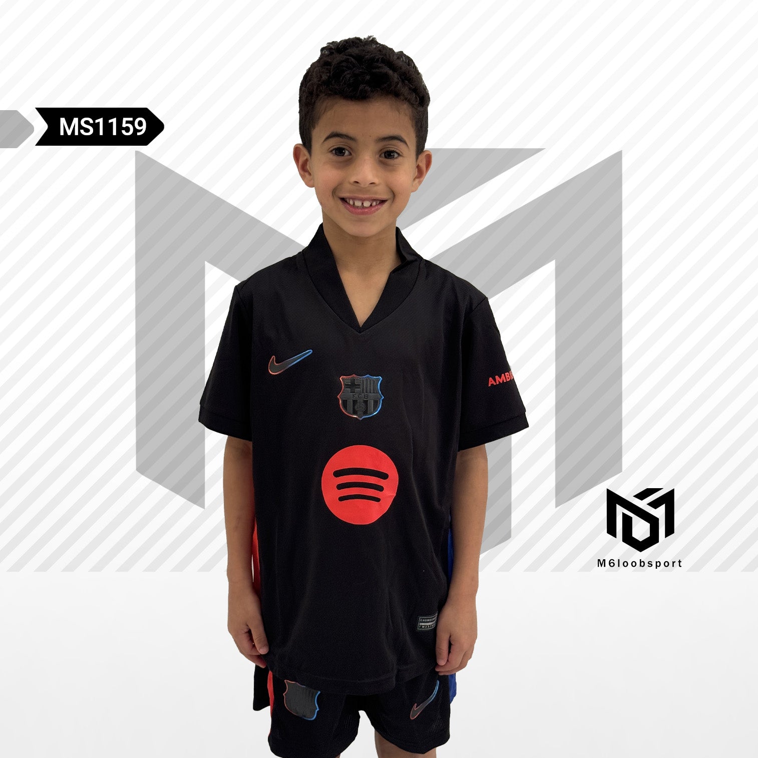 Barcelona 24/25 Away Kids (T-shirt + shorts)