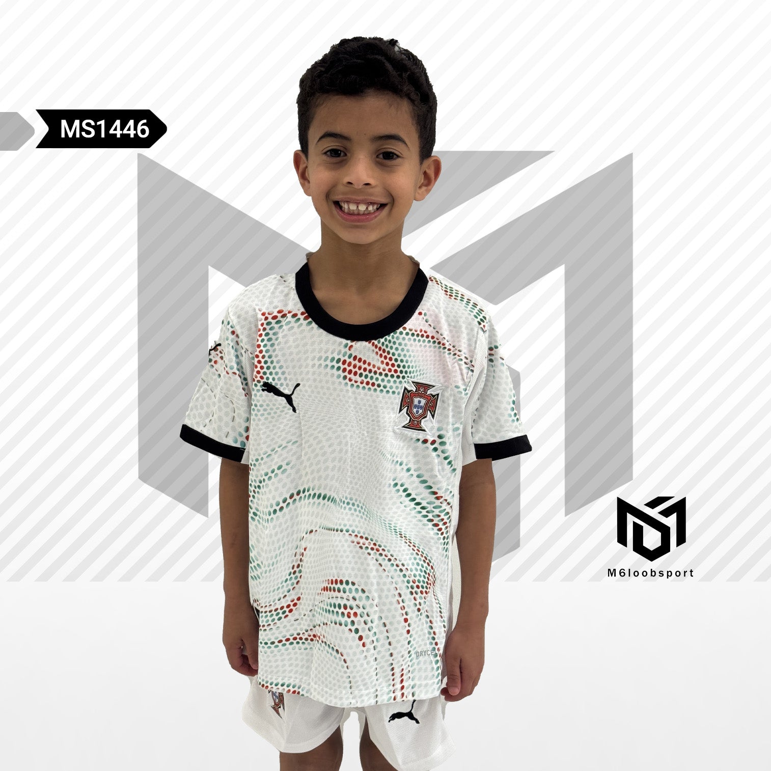 Portugal 25/26 White Set (T-shirt + shorts)