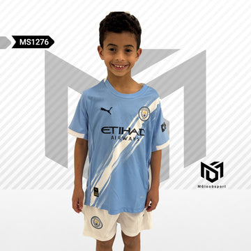 Manchester City 25/26 Home Kids  Set (T-shirt + shorts)