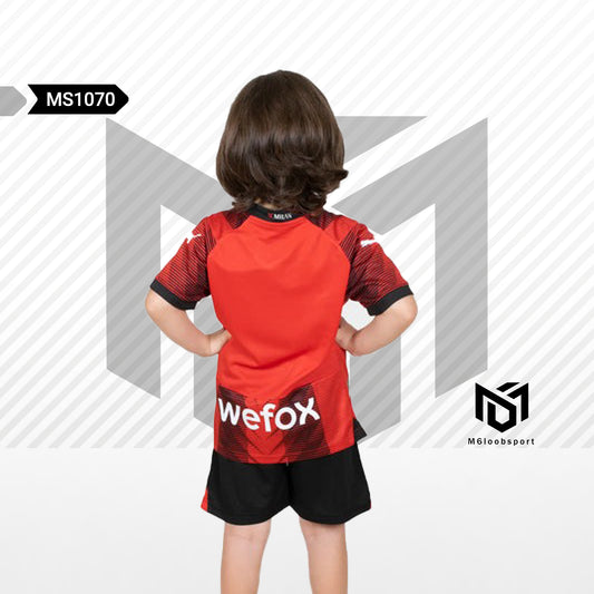 AC Milan 2023/24 Kids Home Set T-shirt + shorts
