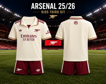 Arsenal 25/26 Kids Third Kit