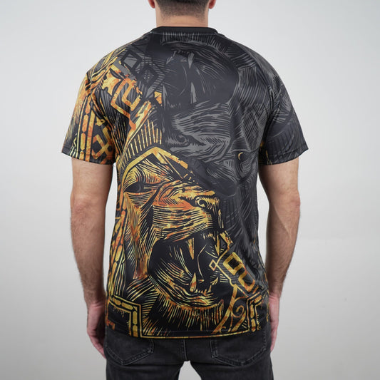 Real Madrid Golden lion 25/26  T-shirt  (Fans jersey)