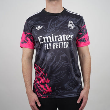 Real Madrid 24/25 dragon edition black and pink (Fans jersey)