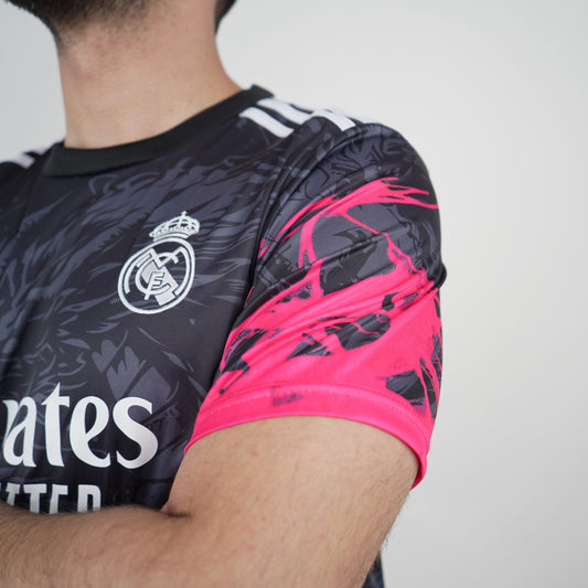 Real Madrid 24/25 dragon edition black and pink (Fans jersey)
