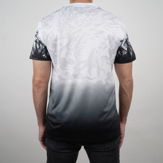 Real Madrid 24/25 dragon edition black and white (Fans jersey)