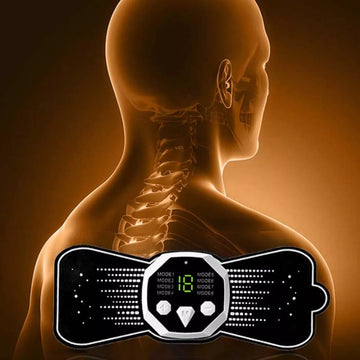 massage with 2 leaf Patch Vibration Muscle Relaxation Machine