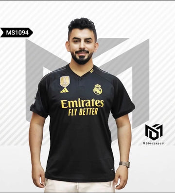 Real Madrid 23/24 Black T-Shirt (Player Version)