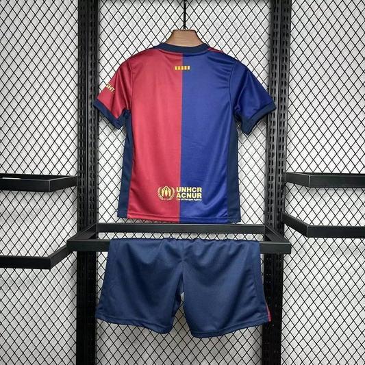 Barcelona 24/25 Home kids Set (T-shirt + shorts)