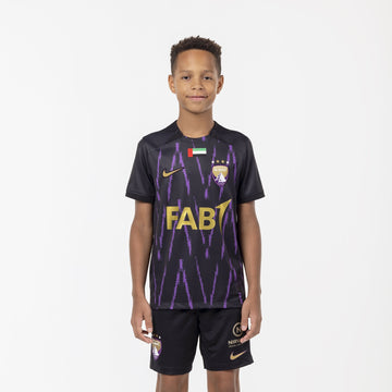 Al Ain Fc 24/25 Kids Home black Set (T-shirt + shorts)