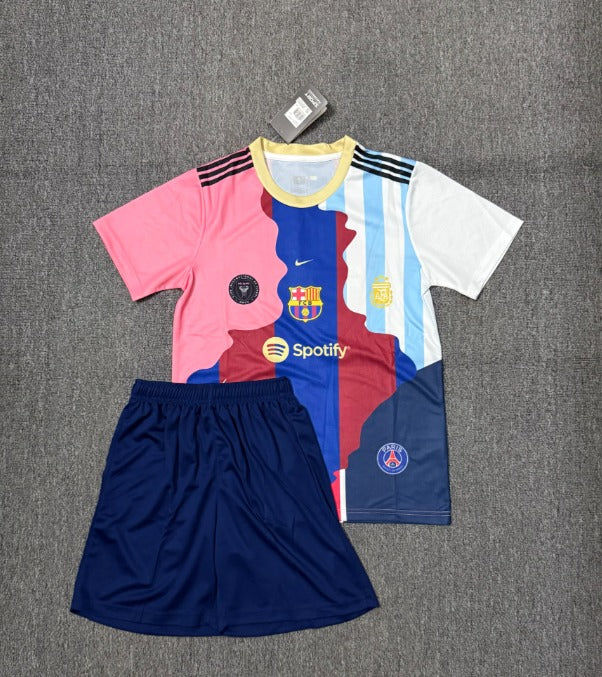 Messi 2025/2026 Barcelona & Miami .. -  Set (T-shirt + shorts)