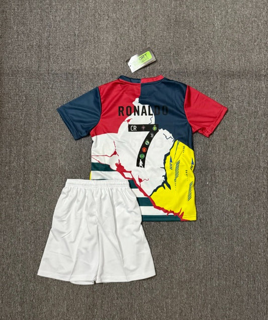 Cristiano Ronaldo 25/26 Kids  Cr7 Club Set  (T-shirt + shorts)