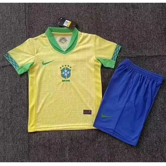 Brazil 22/23 Kids Home Kit (T-shirt + shorts)