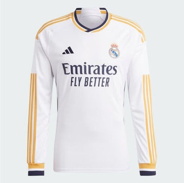Real Madrid 2023/24 Home Long Sleeve T-shirt (Player Version)